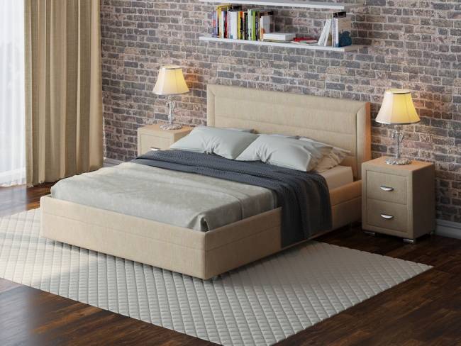 Кровать Life 2, цвет: Глазго Бежевый