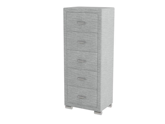 Комод Orma Soft 2 (5 ящиков), цвет:  Глазго Серый Комод Orma Soft 2 (5 ящиков), цвет:  Глазго Серый