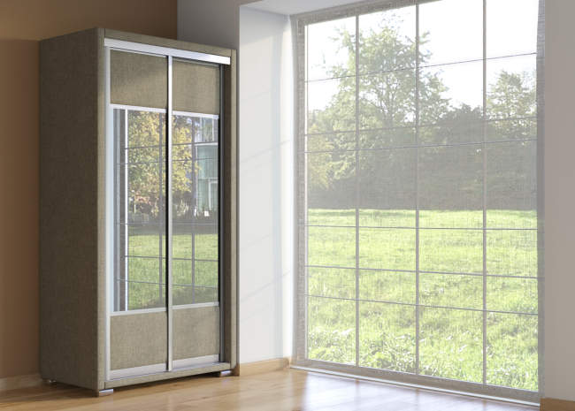 Шкаф купе 2-ух дв. Orma Soft 2 (2 зеркала), цвет: Глазго Коричневый Шкаф купе 2-ух дв. Orma Soft 2 (2 зеркала), цвет: Глазго Коричневый