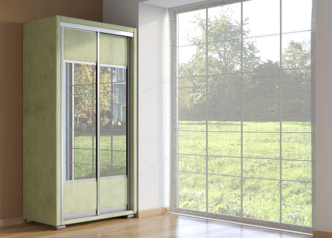 Шкаф купе 2-ух дв. Orma Soft 2 (2 зеркала), цвет: Лофти Олива Шкаф купе 2-ух дв. Orma Soft 2 (2 зеркала), цвет: Лофти Олива