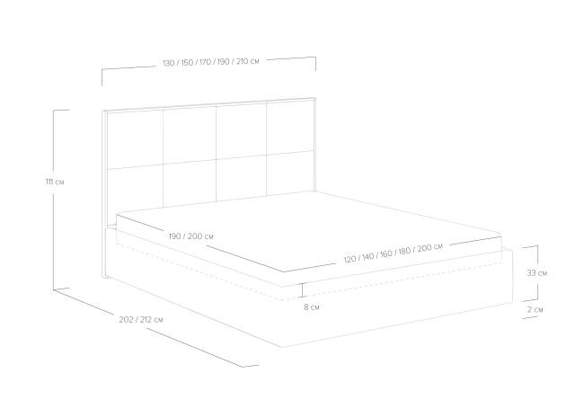 Кровать Helga Сонум