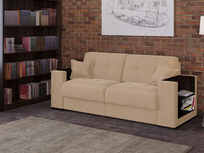 Диван Synergy Life, цвет: ткань-велюр Forest 4