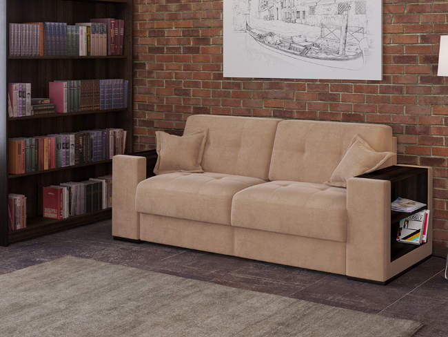 Диван Synergy Life, цвет: ткань-велюр Forest 730