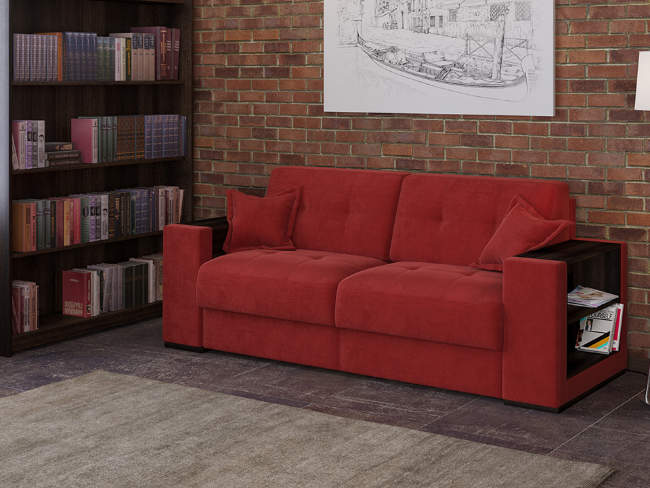 Диван Synergy Life, цвет: ткань-велюр Forest 13