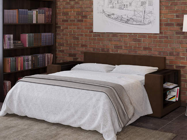 Диван Synergy Life, цвет: ткань-велюр Forest 514