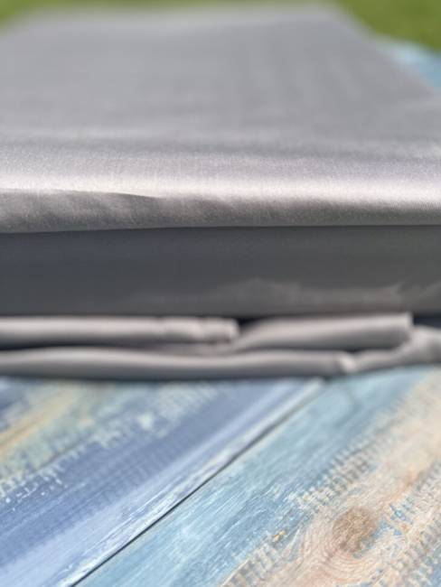 Комплект постельного белья из хлопка Серый Комплект постельного белья из хлопка Серый