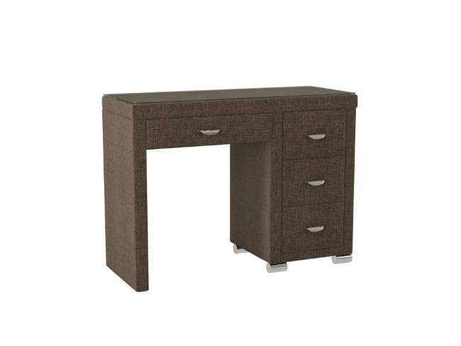 Туалетный стол OrmaSoft 2 (4 ящика) правый, цвет: Глазго Коричневый