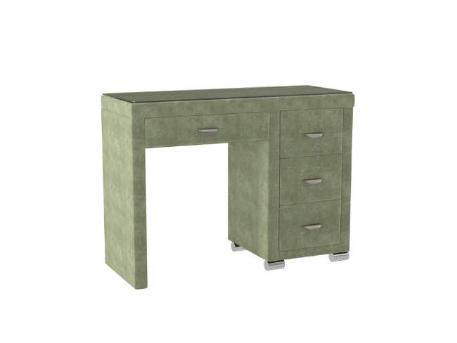 Туалетный стол OrmaSoft 2 (4 ящика) правый, цвет: Лофти Олива