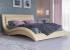 Кровать Атлантико с подъемным механизмом, цвет: Экокожа Бежевый перламутр  Кровать Атлантико с подъемным механизмом, цвет: Экокожа Бежевый перламутр