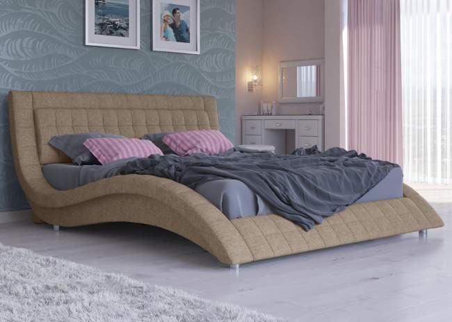 Кровать Атлантико с подъемным механизмом, цвет: Глазко Коричневый Кровать Атлантико с подъемным механизмом, цвет: Глазко Коричневый