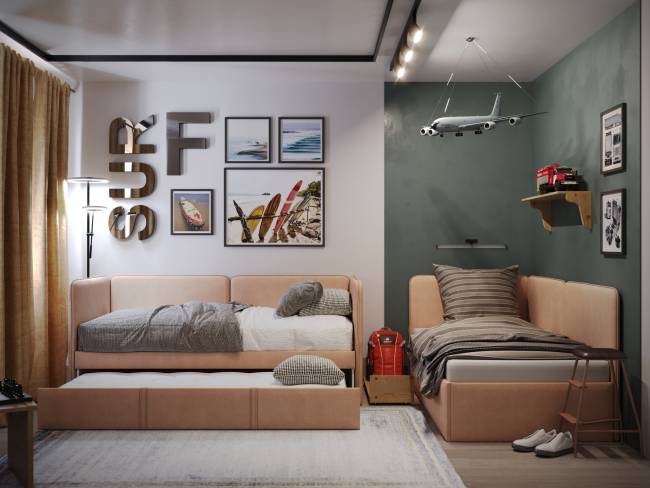 Кровать Bruno-Софа с выкатным ящиком